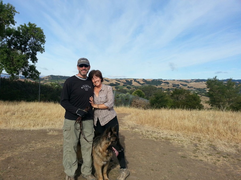 Hiking with the boys.