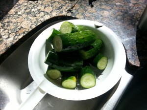 Fresh from the ice bath.