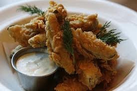Fried pickle spears